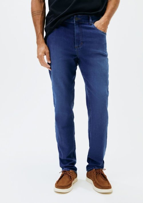 Foto do produto: Calça Jeans Masculina Skinny Soft Touch - Azul