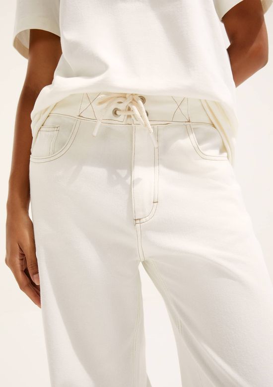 Foto do produto: Calça de Sarja Reta Hering + Cosmo - Off white