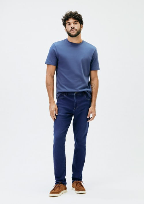 Foto do produto: Calça Jeans Masculina Slim Soft Touch - Azul