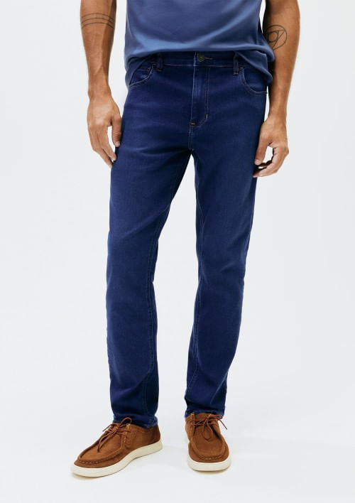 Foto do produto: Calça Jeans Masculina Slim Soft Touch - Azul