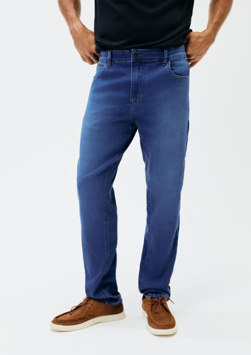 Foto do produto: Calça Jeans Masculina Slim Soft Touch - Azul