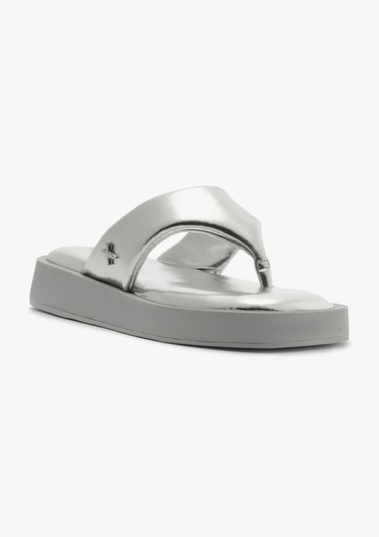 Foto do produto: Sandália Solar Hering Flatform Feminina - Prata