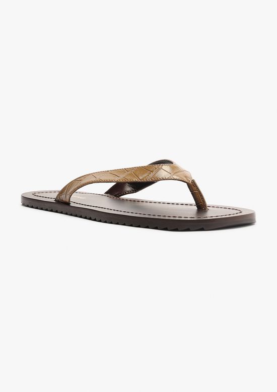 Foto do produto: Chinelo De Dedo Croco - Marrom