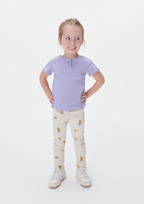 Foto do produto: Blusa Infantil Menina Toddler Com Fru frus - Lilás