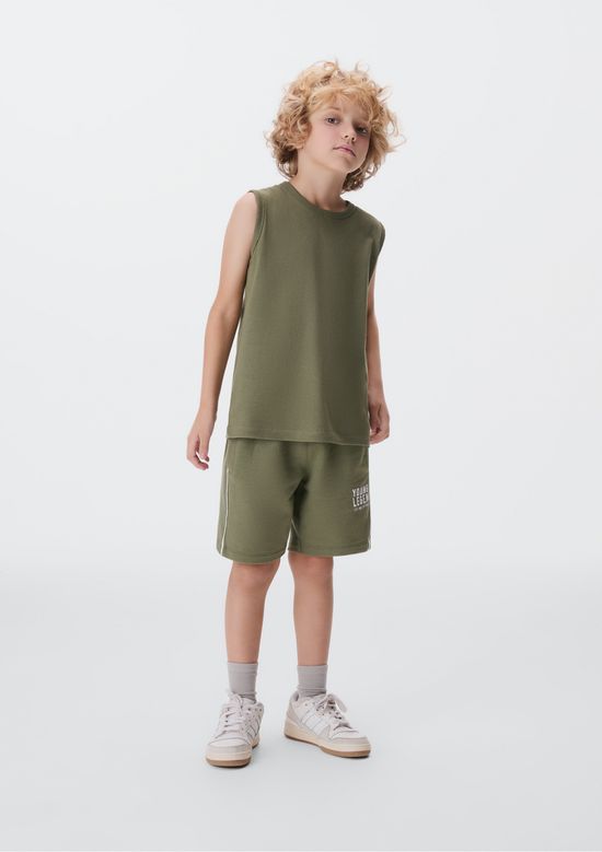 Foto do produto: Bermuda Regular Com Bolsos Infantil Menino - Verde