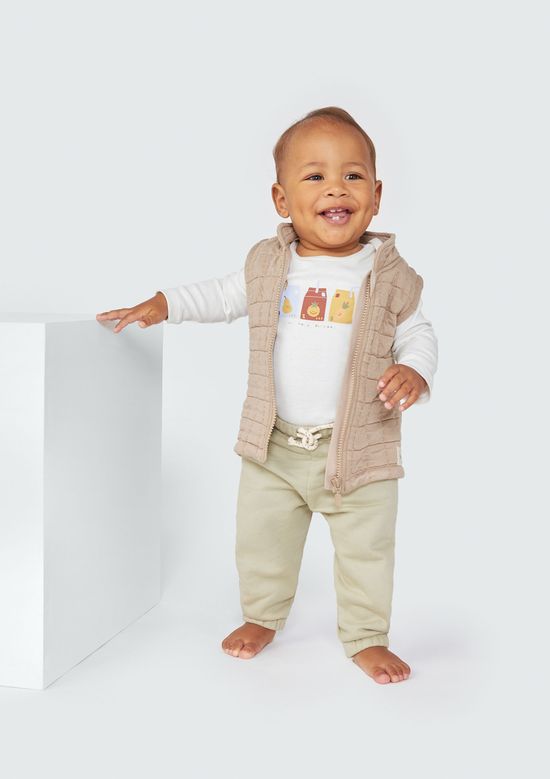 Foto do produto: Conjunto Triplex Bebê Menino Longo - Bege
