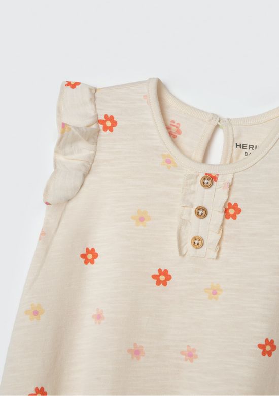 Foto do produto: Banho de Sol Bebê Menina Estampado - Amarelo
