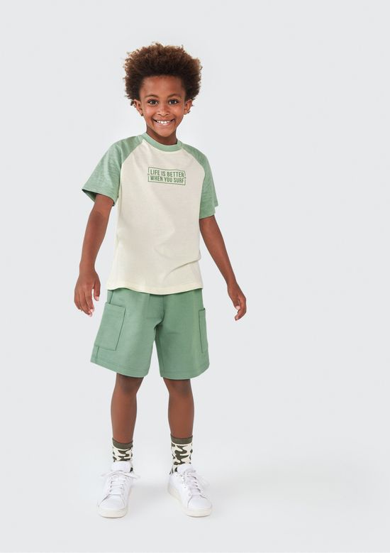 Foto do produto: Conjunto Curto Infantil Menino Regular - Verde