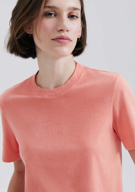 Foto do produto: Camiseta Básica Feminina Estonada Soft - Salmão