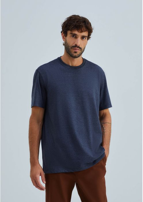 Camiseta Básica Masculina Super Cotton - Cinza