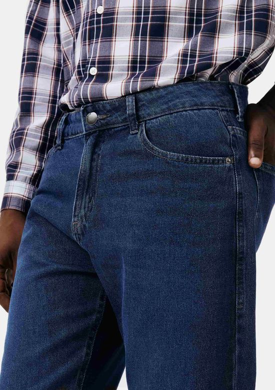 Foto do produto: Calça Jeans Básica Masculina Reta - Azul