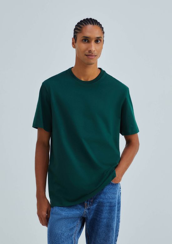 Foto do produto: Camiseta Básica Masculina Comfort Super Cotton - Verde