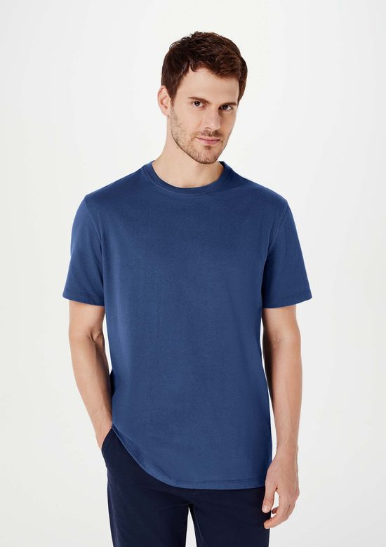 Foto do produto: Camiseta Básica Masculina Super Cotton - Azul