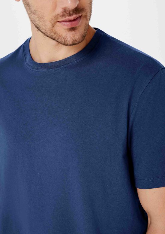 Foto do produto: Camiseta Básica Masculina Super Cotton - Azul