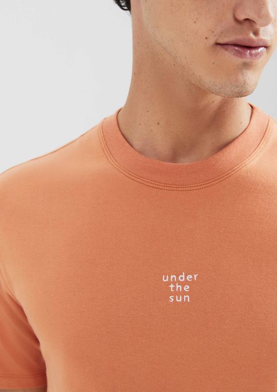 Foto do produto: Camiseta Masculina Comfort Super Cotton Com Estampa - Marrom