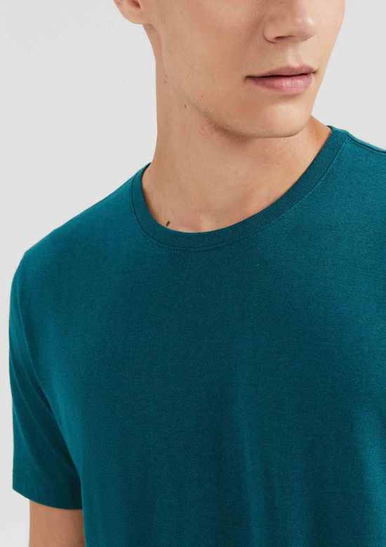 Foto do produto: Camiseta Básica Masculina Manga Curta Em Malha H+ - Verde