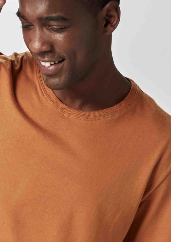Foto do produto: Camiseta Básica Unissex Manga Curta Worlds - Marrom
