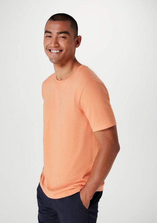 Foto do produto: Camiseta Básica Unissex Mangas Curtas World - Laranja