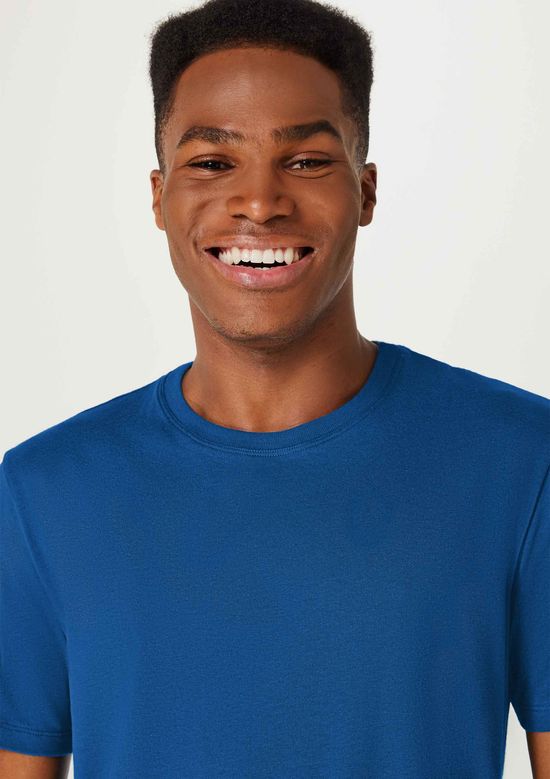 Foto do produto: Camiseta Básica Unissex Manga Curta World - Azul