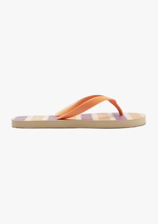Foto do produto: Chinelo de Dedo Feminino Listras - Laranja