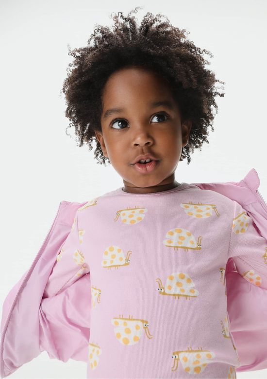 Foto do produto: Blusa Infantil Menina Toddler Estampada - Rosa