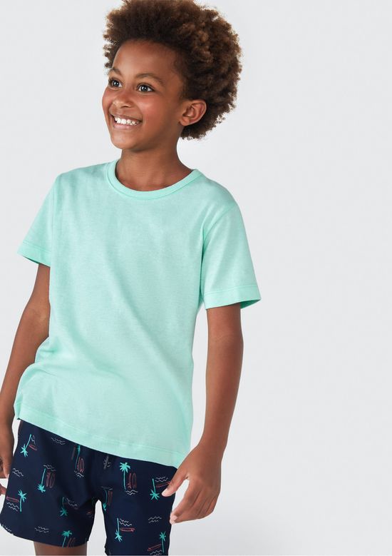 Foto do produto: Camiseta Básica Infantil Unissex Regular - Verde