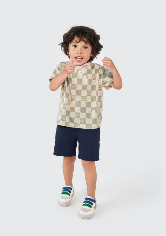 Foto do produto: Camiseta Infantil Menino Toddler Oversized - Verde