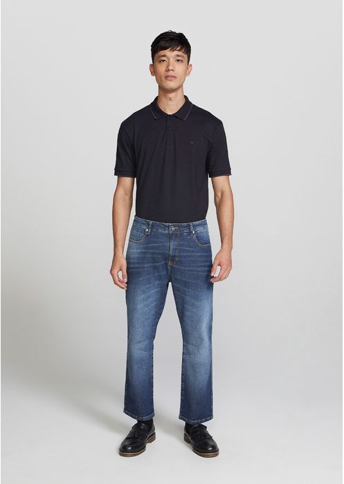 Calça Jeans Masculina Regular - Azul Escuro