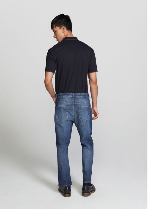 Calça Jeans Masculina Regular - Azul Escuro