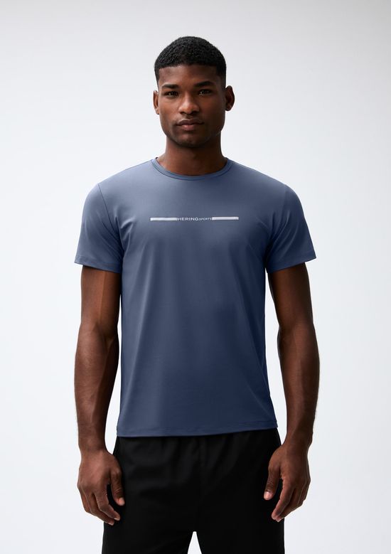 Foto do produto: Camiseta Esportiva Masculina Proteção UV - Azul