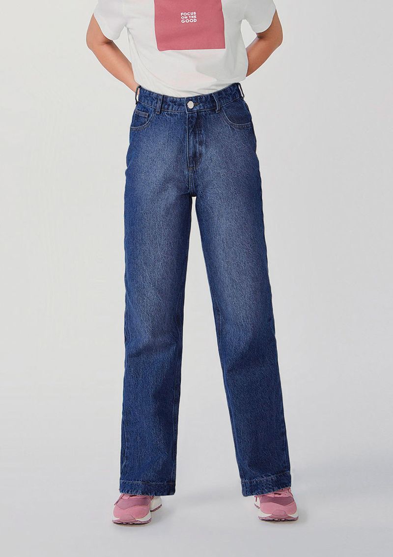 Calça Jeans Feminina Cintura Alta - Hering Store