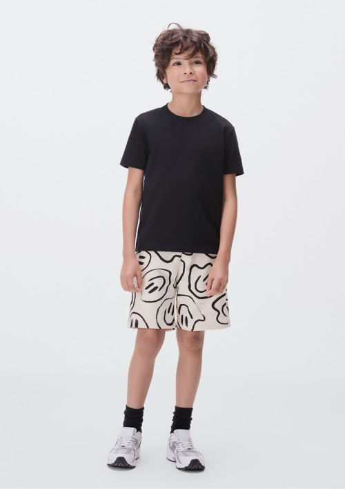 Foto do produto: Camiseta Super Cotton Infantil Menino - Preto