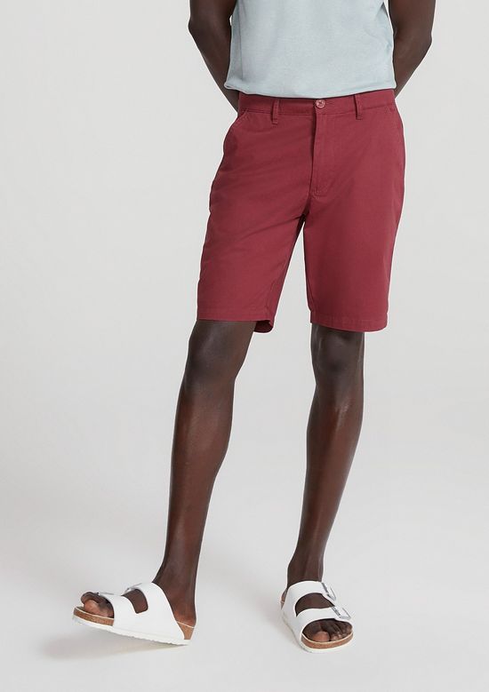 Foto do produto: Bermuda Básica Masculina Chino - Vermelho