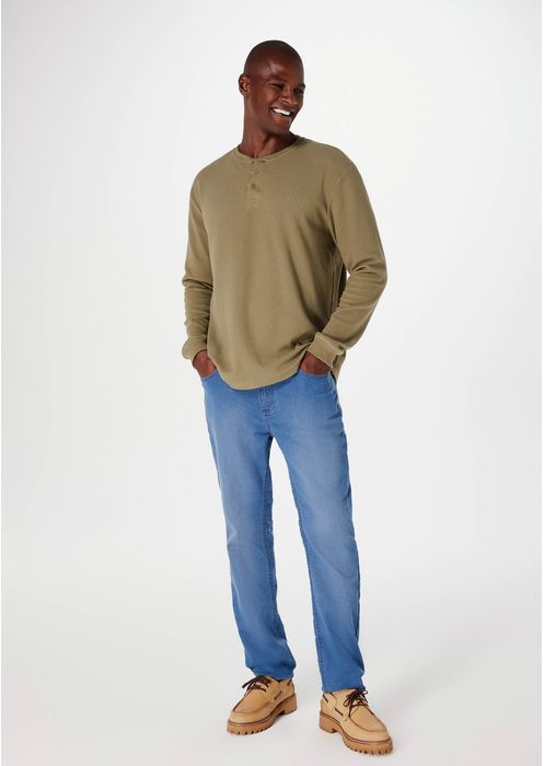Calça Jeans Masculina Soft Touch Skinny - Azul
