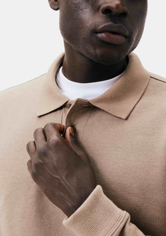 Foto do produto: Polo Masculina Regular em Moletom - Bege