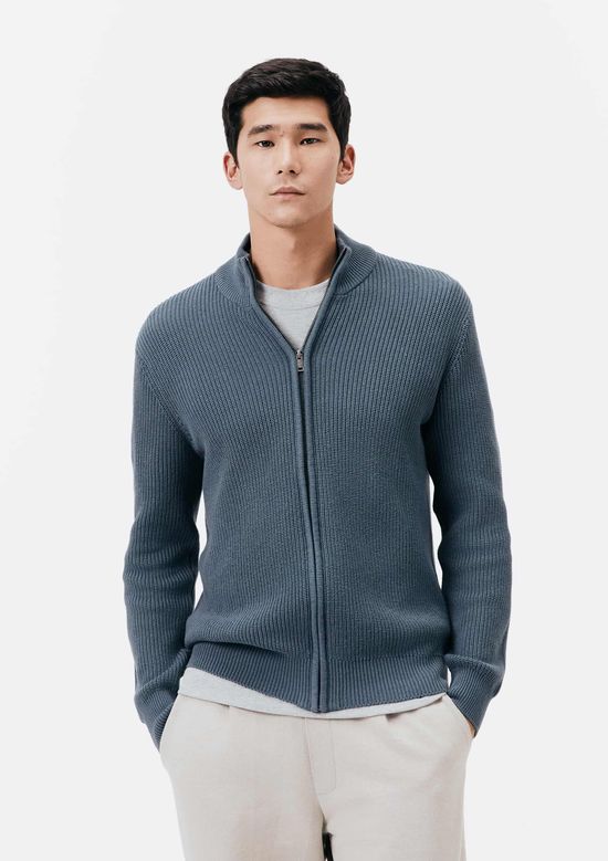 Foto do produto: Jaqueta Masculina em Tricô - Azul
