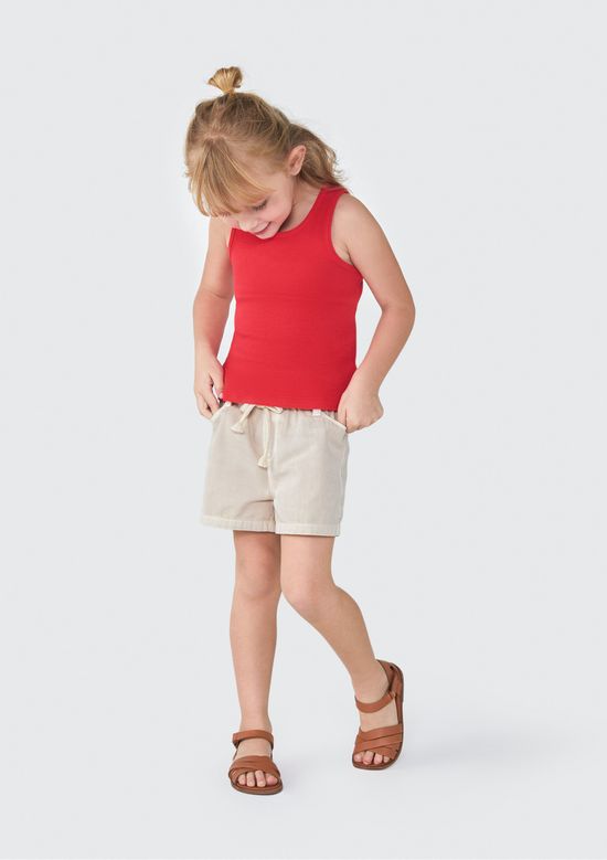 Foto do produto: Regata Infantil Menina Toddler - Vermelho