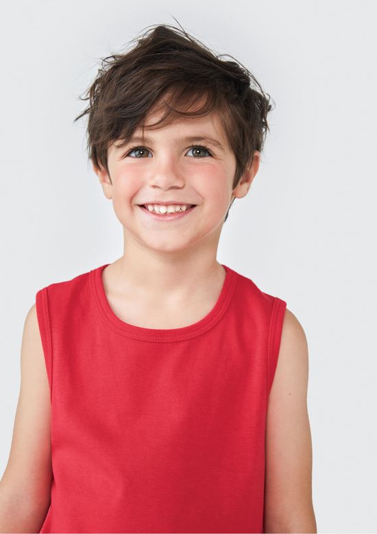 Foto do produto: Camiseta Básica Infantil Menino Toddler - Vermelho