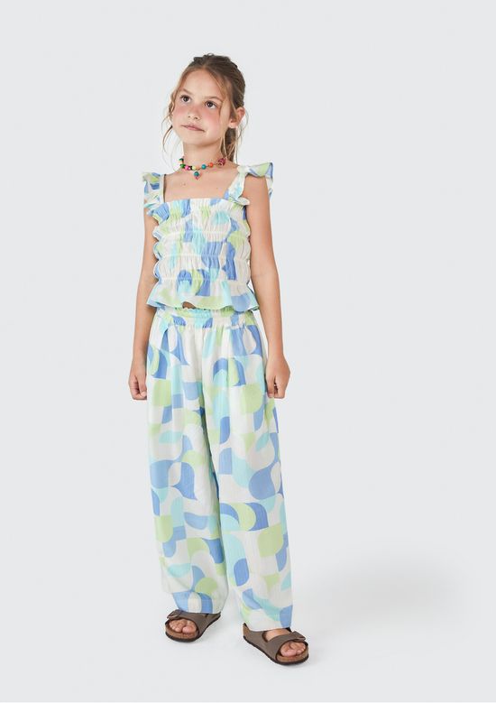 Foto do produto: Regata Infantil Menina - Azul