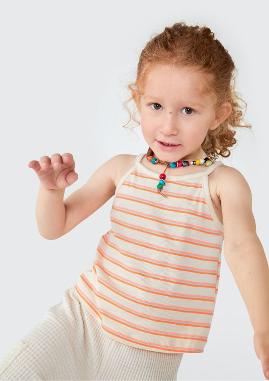 Foto do produto: Regata Infantil Menina Toddler - Amarelo