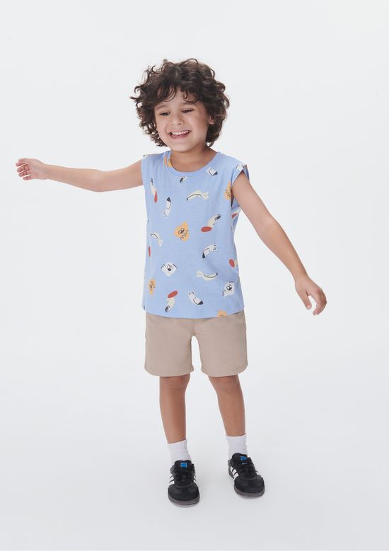 Foto do produto: Regata Infantil Menino Toddler - Azul