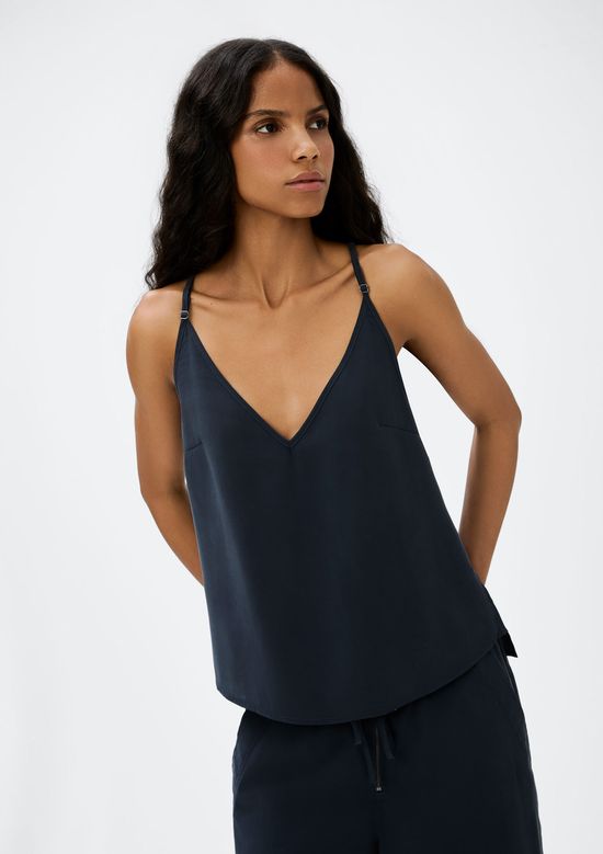 Foto do produto: Regata Feminina Decote V - Azul