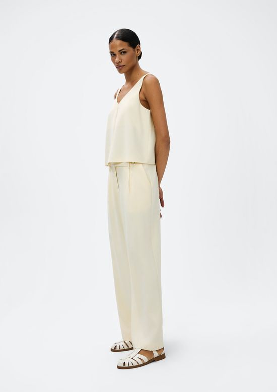 Foto do produto: Regata Feminina Decote V Peachtouch - Creme