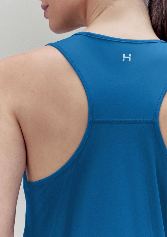Foto do produto: Regata Esportiva Feminina Nadador Proteção UV - Azul