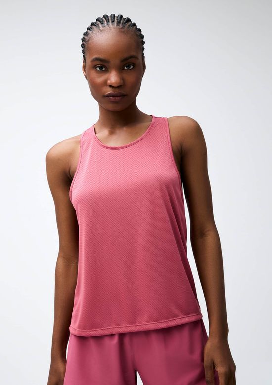 Foto do produto: Regata Esportiva Feminina Texturizada Easy Care - Rosa