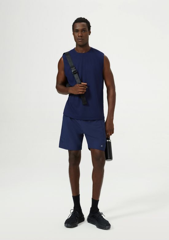 Foto do produto: Bermuda Esportiva Masculina Com Faixa Easy Care - Azul