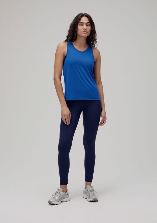 Foto do produto: Regata Esportiva Feminina Texturizada Easy Care - Azul