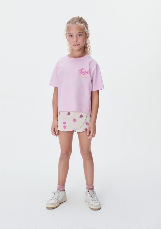 Foto do produto: Conjunto Curto Infantil Menina - Rosa