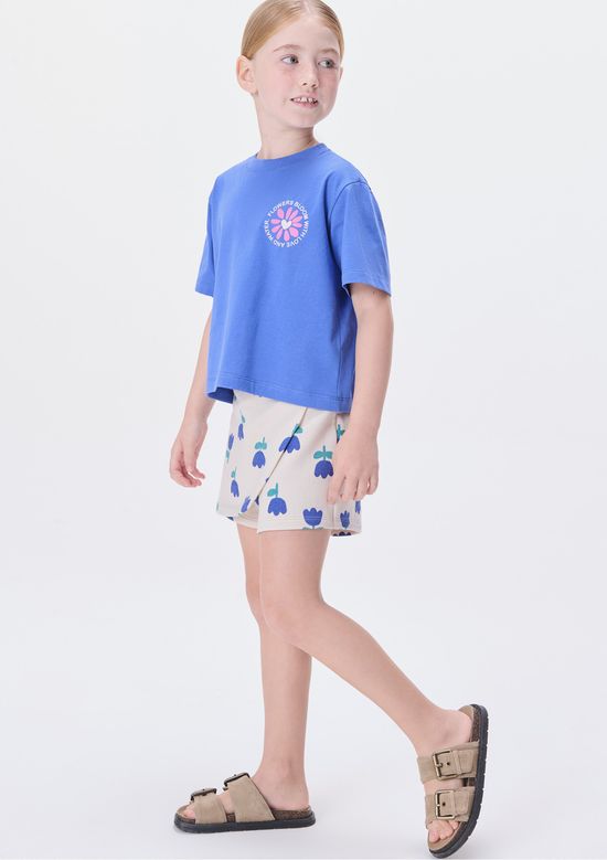 Foto do produto: Conjunto Curto Infantil Menina - Azul