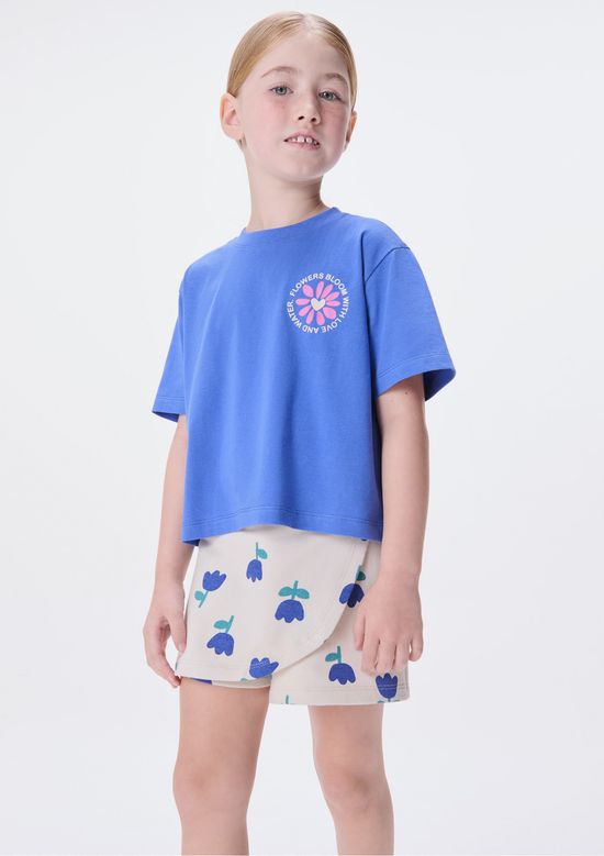 Foto do produto: Conjunto Curto Infantil Menina - Azul